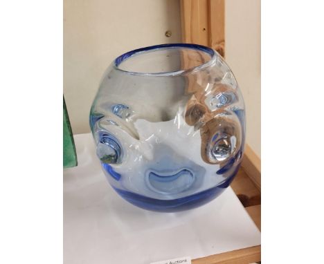 A Whitefriars William Wilson art deco glass vase 