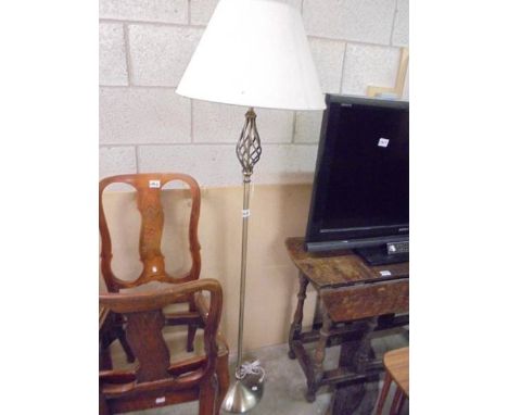 A floor lamp.