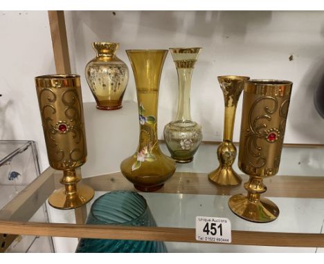 A good lot of Italian art glass 