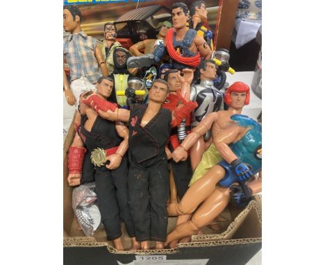 A good lot of Action man dolls.