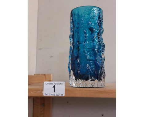 A Whitefriars Geoffrey Baxter bark vase 