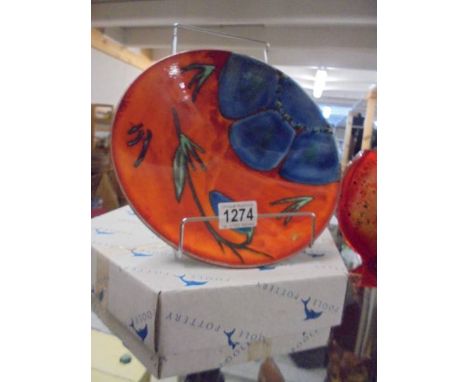 A Poole pottery Himalayan Poppy bowl, 26.5 cm diameter.