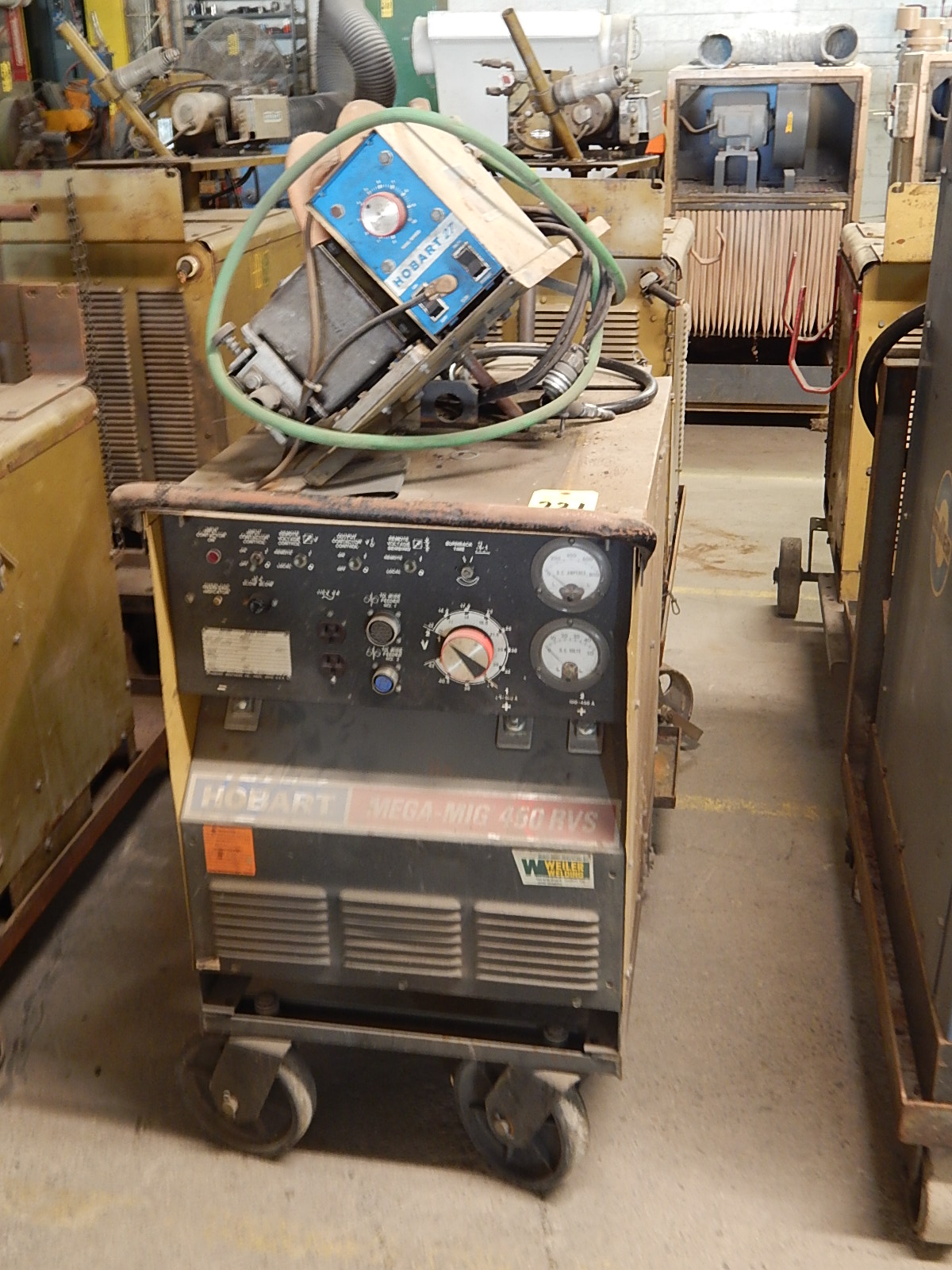 Choice Of Lots 231 232 Hobart Mega Mig 450 Rvs Mig Welder With