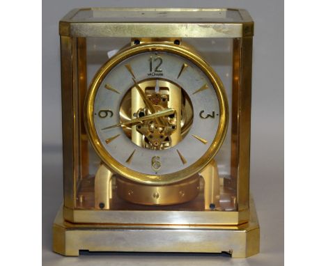 A JAEGER-LECOULTRE ATMOS CLOCK, No. 45956. 9.5ins high.