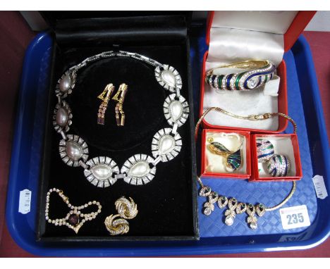 Attwood & Sawyer, D'Orlan and Other Modern Costume Jewellery, including necklaces, bangle, earrings, etc.