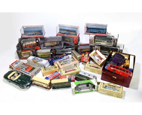 CORGI; a collection of seven of the original Omnibus model vehicles, all boxed, with six exclusive first edition model vehicl