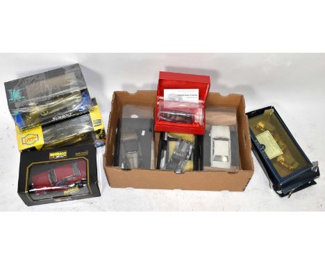 THE ROLLS ROYCE COLLECTION; a special 24ct gold plated limited edition set of 750 sets, in box, with two scale model Rolls Ro