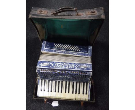 A cased Pietro accordion 