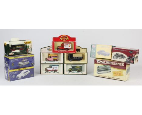 A large quantity of modern die-cast vehicles including, Models of Yesteryear, Days Gone, Corgi, Heritage Classics, Deagostini