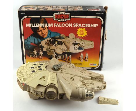A Palitoy Star Wars Millennium Falcon Spaceship, No 33364, boxed.Condition Report:  Lacking the original satellite dish, some