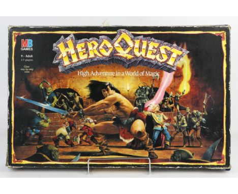 Hero Quest board game. Original vintage MB / Games Workshop 'High Adventure in a World of Magic', fantasy table top adventure