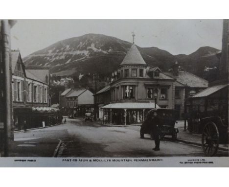 Postcards of Carmarthenshire including Llandovery Camp in 1909, the Clock Tower in Llandovery, the Yeomanry Camp, D. J Jones 