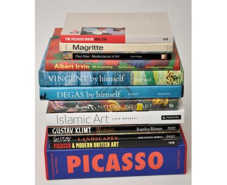 Art Books, to include: Picasso, by Ingo F. Walther Wells, published by Benedikt Taschen; Paul Klee; Magritte; Gustav Klimt; V