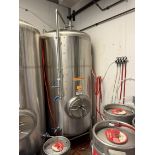 Premier Stainless 15 BBL Stainless Steel Single Wall Serving Tank, Dish Bot | Rig Fee $500 See Desc