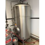 Premier Stainless 15 BBL Stainless Steel Single Wall Serving Tank, Dish Bot | Rig Fee $500 See Desc