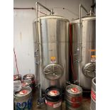 Premier Stainless 15 BBL Stainless Steel Single Wall Serving Tank, Dish Bot | Rig Fee $500 See Desc