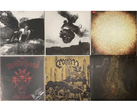 DRONE AND DOOM METAL AND RELATED LP COLLECTION - a collection of 9 Drone and Doom Metal and Related LPs. Collection to includ