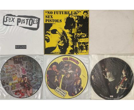 SEX PISTOLS - PRIVATE RELEASED LPs (INC ORIGINAL SPUNK). A quality selection of 11 LPs by Sex Pistols. Mostly private release