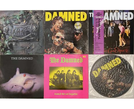 THE DAMNED - LP/ 12" COLLECTION. A super collection of around 26 LPs/ 12" singles by The Damned. Titles include Machine Gun E