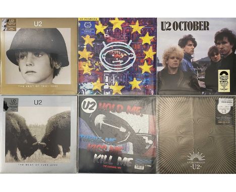 U2 MODERN RELEASES AND REISSUES LP AND 12" COLLECTION - a collection of 26 U2 modern issues and reissue LPs and 12"s and a ca