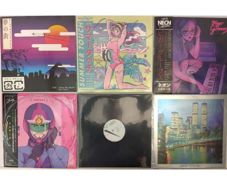 K POP/ CANTOPOP/ SYNTHWAVE - LP COLLECTION. A fine selection of around 14 LPs, mostly K-pop/ Cantopop/ Synthwave. Including m