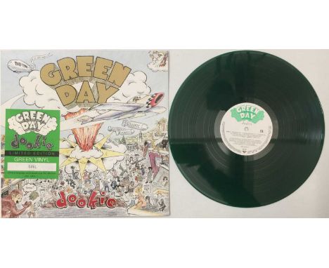 GREEN DAY - DOOKIE LP (LIMITED EDITION GERMAN GREEN VINYL PRESS - 9362-45813-1). A scarce, original 1994 German limited/ numb