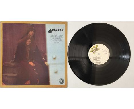 TRACTOR - TRACTOR LP (UK ORIGINAL - DANDELION - 2310 217). Collectable original UK pressing of Tractor's 1972 self-titled LP 