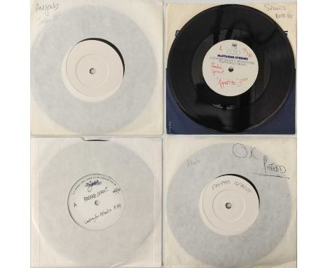 PREFAB SPROUT - 7" TEST PRESSING/ ACETATE PACK. A super selection of 4 7" test pressings/ acetates by Prefab Sprout. Titles i