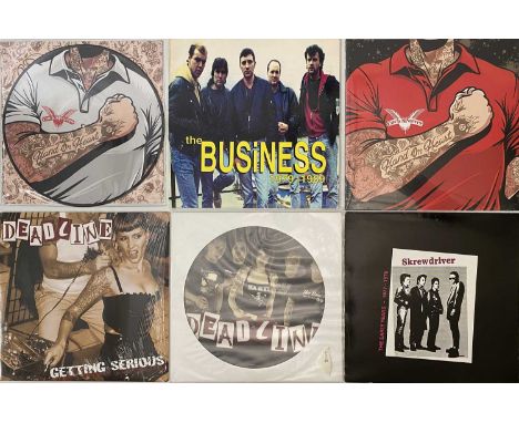 PUNK/ OI - LPs/ BOX SET COLLECTION. A super collection of 13 punk LPs, including a box set. Artists/ titles include Cock Spar