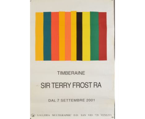 Multiple items, property of Sir Terry Frost RA, including:
Large poster Toyoko biennale exhib of prints 1971.
A 2001 Poster o