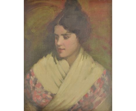 Portrait of a lady 
Oil on canvas
51 x 41cm