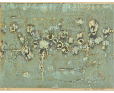 JOICHI HOSHI
Composition
Silk screen print
Edition 4/50
Signed and dated 1962
44 x 58cm