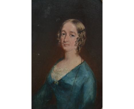 Portrait of a lady
Oil on board
Oval, 25 x 20cm