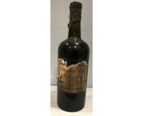 Constantino's vintage port 1947, one bottle, damaged label  