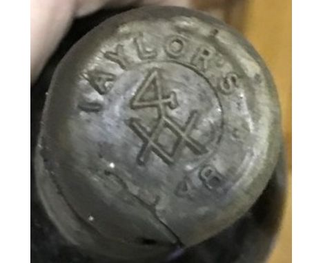 Taylor's vintage port 1948, 2 bottles (levels base of neck)  