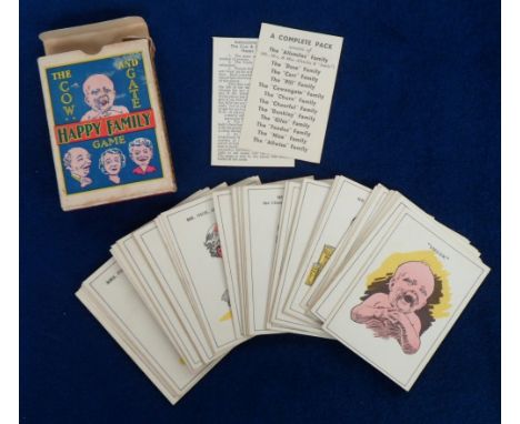 Trade cards, Cow & Gate, Happy Family Game (set of 48 cards in original box of issue with instructions & checklist) (cards vg