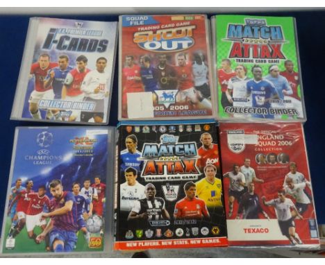 Trade cards, Football, selection of apparently complete series, many in special folders, including Shoot Out Premier League 2