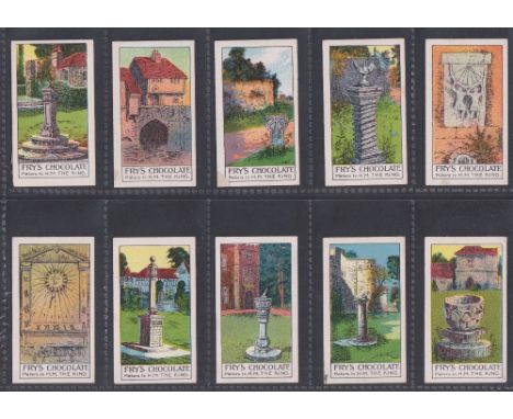 Trade cards, Fry's, 135 cards, 1 set and 3 part sets, Ancient Sundials (set 50 cards), Birds & Poultry 13/50, Tricks & Puzzle