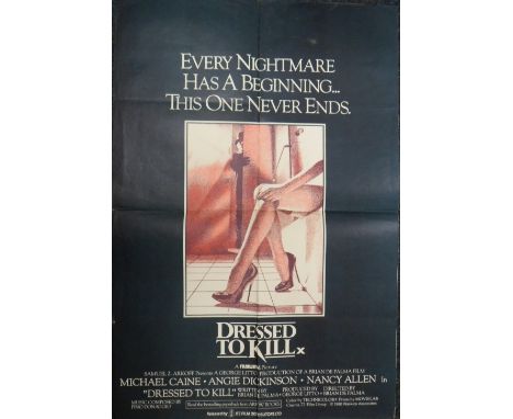 Cinema Posters, 3 half sheet posters to comprise Dressed To Kill, Far From The Madding Crowd (unusual version, possibly a pro