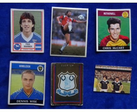 Trade cards, small selection approx. 400 cards, many Daily Mirror Stick with Soccer stickers, Panini including Football 80 & 