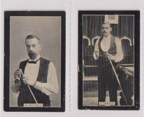 Cigarette card, Smith's, Champions of Sport (Red, Multi backed), two type cards, no 3 W. Mitchell & no 4 C. Dawson, both Bill