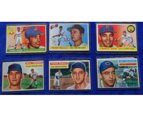 Trade cards, USA, Baseball, 39 cards majority issued by Topps in the 1950's / 1960's various issues (mixed condition fair/vg)