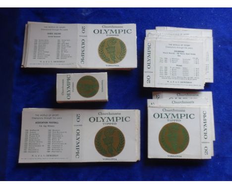Cigarette packets, Churchman Olympic brand, World of Sport Champions through the years, '10' packet hull and slider, Golf, '2