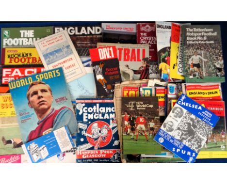 Football selection, inc. two Rothman's Football Yearbooks 71/2 & 72/3, FA Yearbooks 61/2, 63/4, 71/2, Wills World Cup Preview