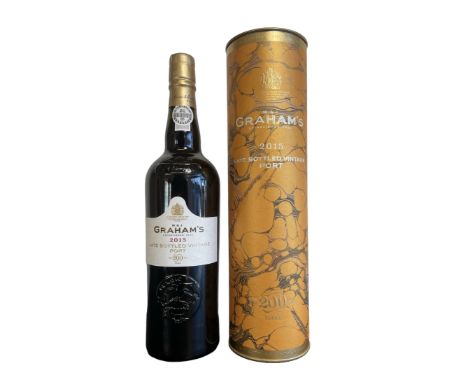 2015 Graham's LB Vintage Port in Christmas gift tube&nbsp;