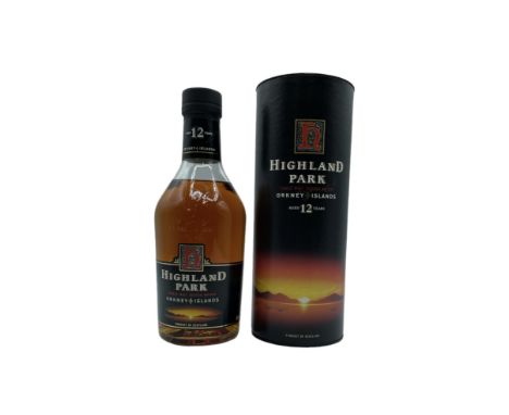 12 year old Highland Park single malt scotch whisky in sleeve 70cl 43%vol.
