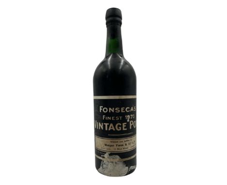 Fonseca's Finest 1970 Vintage Port (port is Base of neck) Morgan Furze &amp; Co shipped and bottled&nbsp;
