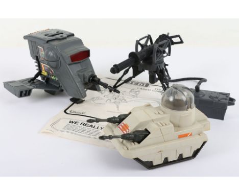 Vintage Kenner Star Wars Accessories, INT-4 Interceptor Mini Rig, MLC-3 Mobile Cannon Laser Mini Rig and ROTJ Tri-Pod Laser C