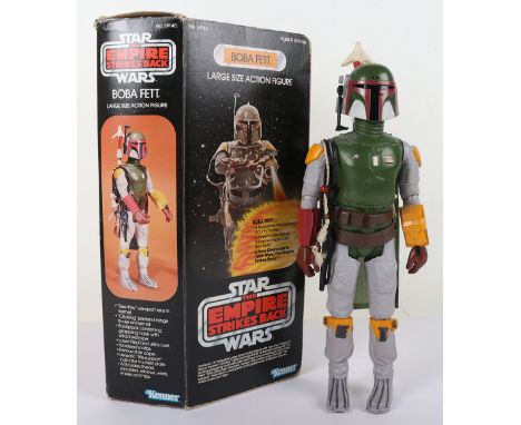 Vintage Star Wars Boba Fett by Kenner Empire Strikes Back 1980, 14” large size action figure, No.39140  in good condition and