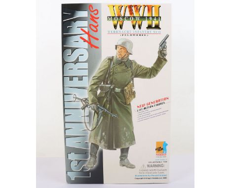 WW2 Moscow 1941 Wehrmacht Infantry NCO Feldwebel 1st Anniversary Hans Dragon Models Action Figure, Product code 70030. Scale 